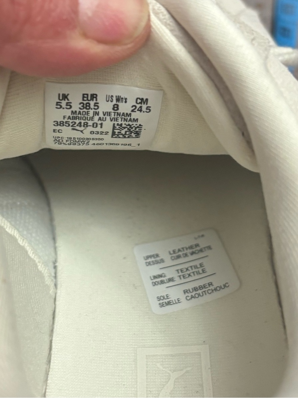 Puma marshmallow Cali trainer tonal wedge sneaker full suede upper 8 athletic - Picture 8 of 10